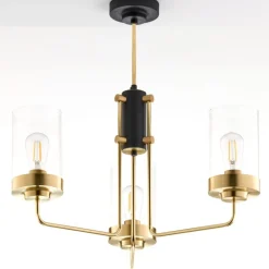 Lampa sufitowa RAMIREZ złota 3xE27