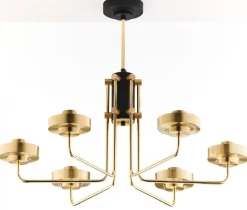 Lampa sufitowa RAMIREZ złota 6xE27