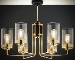 Lampa sufitowa RAMIREZ złota 6xE27