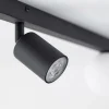 Lampa Sufitowa Regulowana VOX Czarny Biały Szklane Klosze 1xGU10 2xG9