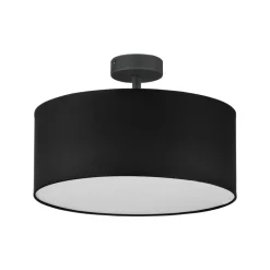 Lampa Sufitowa RONDO Czarny Abażur 4xE27 45cm
