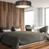 Lampa Sufitowa RONDO Czarny Abażur 4xE27 60cm