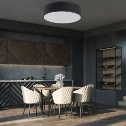 Lampa sufitowa RONDO czarna 4xE27 50 cm