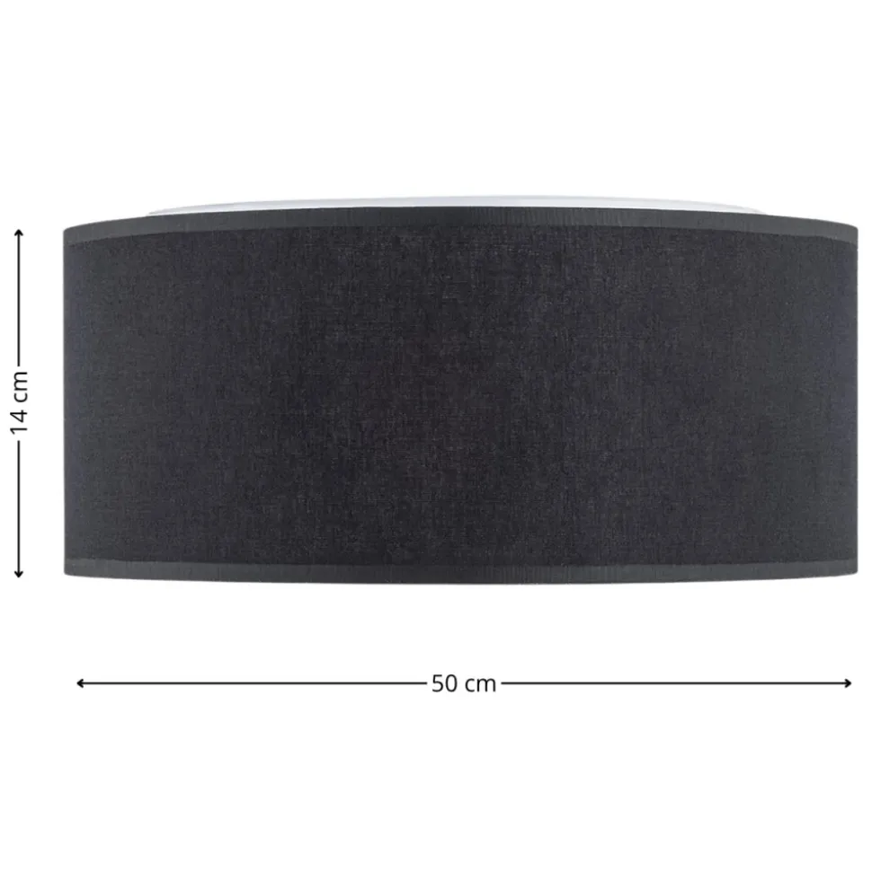 Lampa sufitowa RONDO czarna 4xE27 50 cm