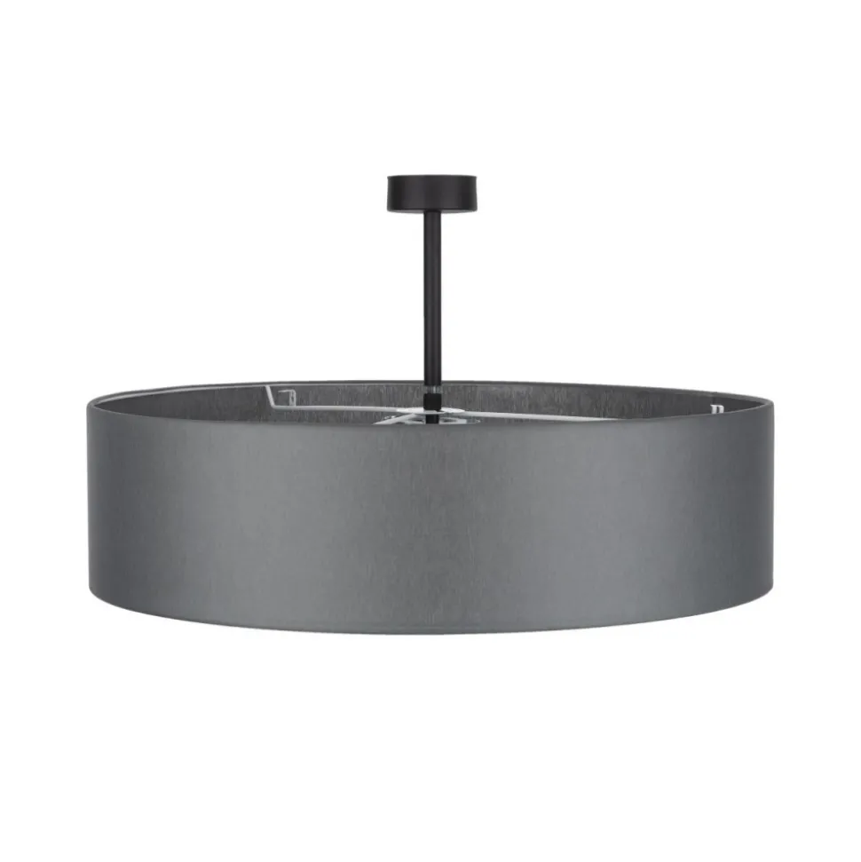 Lampa sufitowa RONDO grafitowa 4xE27 60 cm
