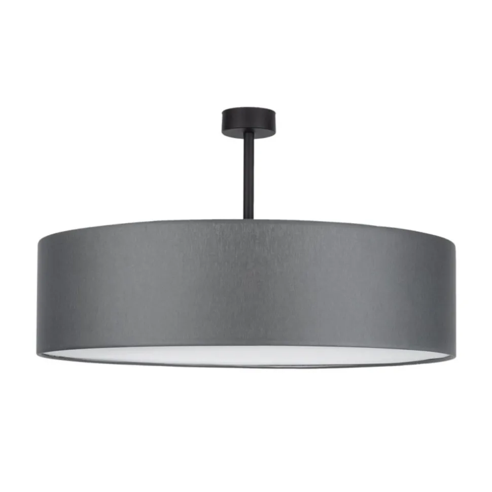 Lampa sufitowa RONDO grafitowa 4xE27 60 cm