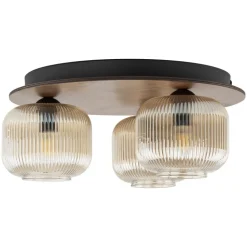 Lampa sufitowa SALVIA brązowa 3xE14