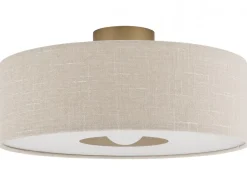 Lampa sufitowa SANTANA M kremowa 1xE27
