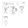 Lampa Sufitowa SILBA Czarny 1xGX53 IP20