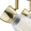 Lampa Sufitowa Spot BEST Złoty Szklane Klosze 2xE14