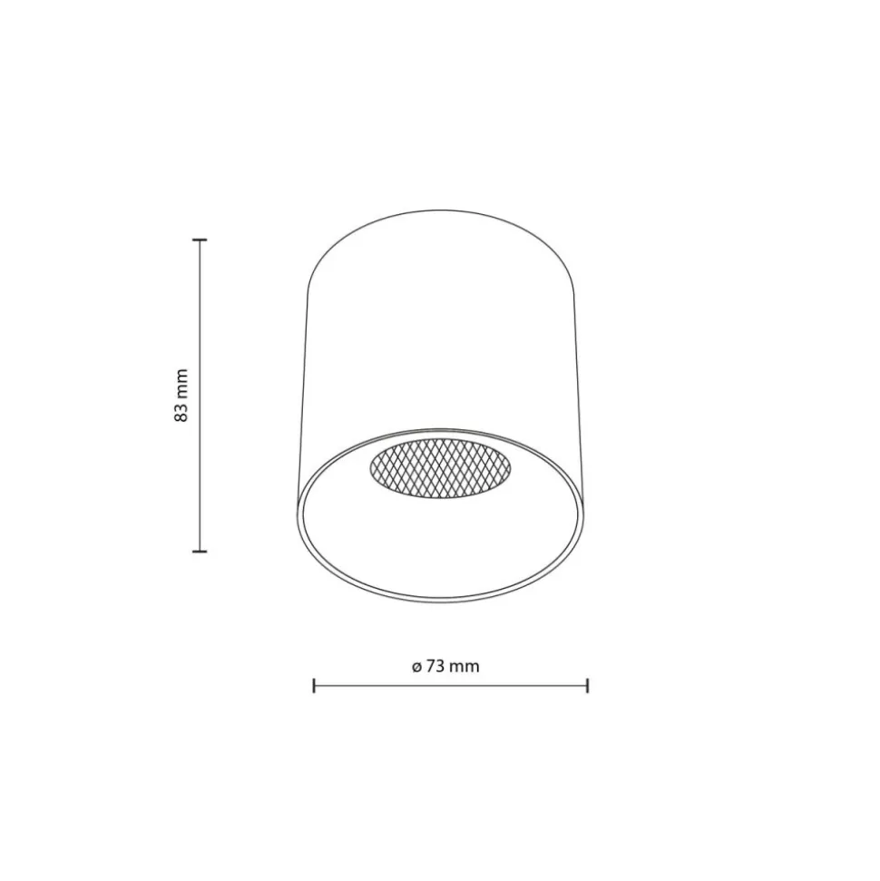 Lampa sufitowa Spot BLAZE biała CCT 1xLED 12W