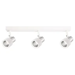 Lampa Sufitowa Spot CINO Biały Srebrny 3xGU10