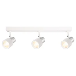 Lampa Sufitowa Spot CINO Biały Srebrny 3xGU10