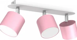 Lampa Sufitowa Spot DIXIE Różowy 3xGX53 34cm