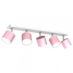 Lampa Sufitowa Spot DIXIE Różowy 4xGX53 60cm