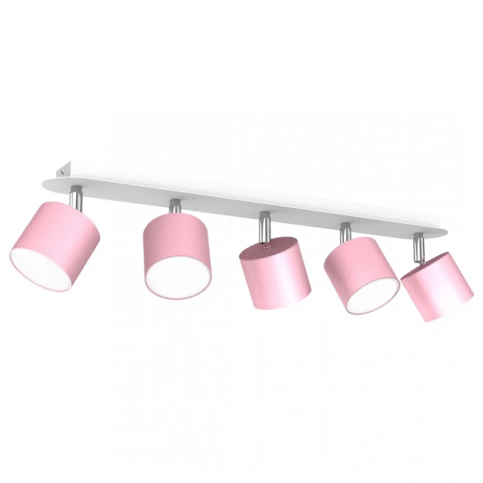 Lampa Sufitowa Spot DIXIE Różowy 4xGX53 60cm