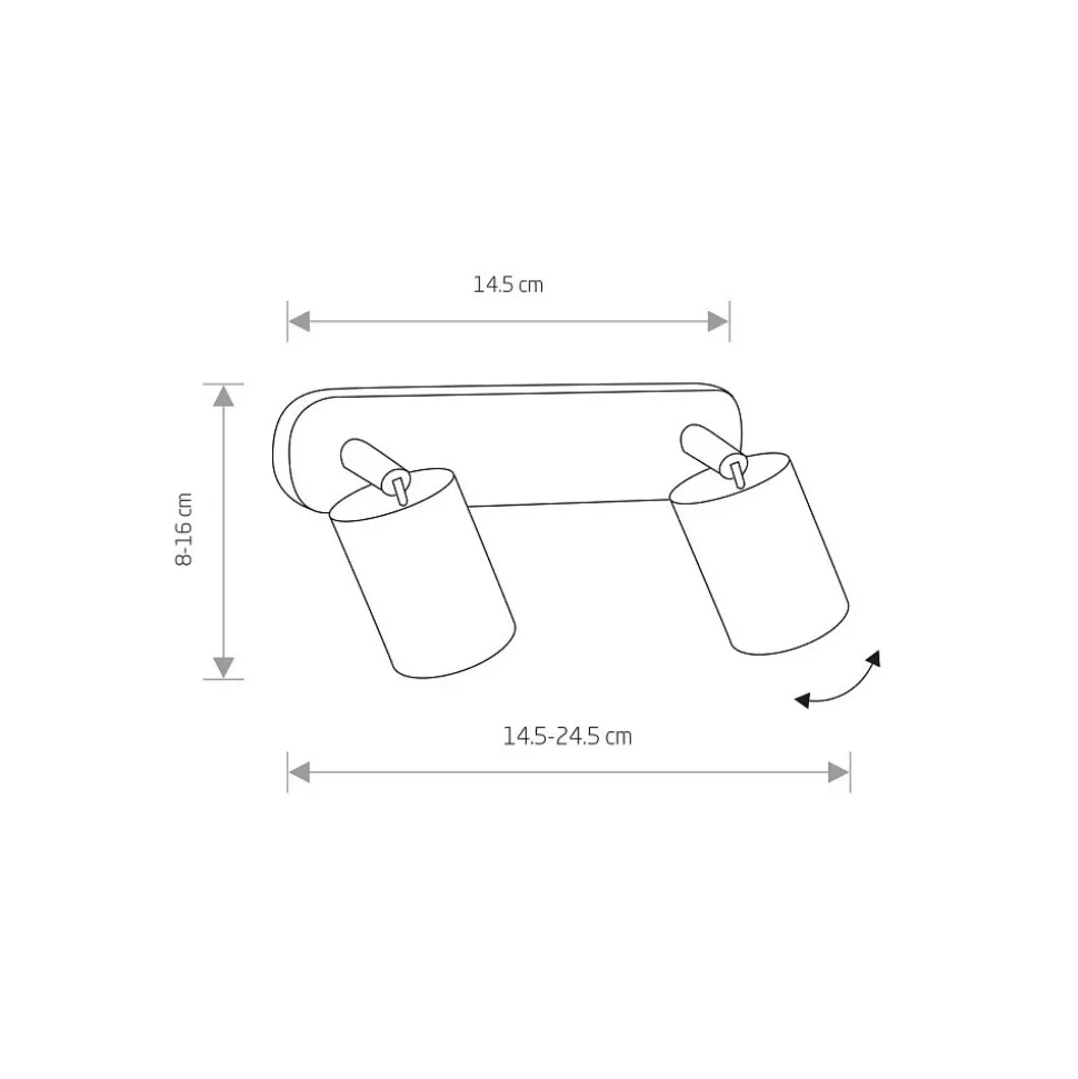 Lampa Sufitowa Spot EYE Biały 2xGU10