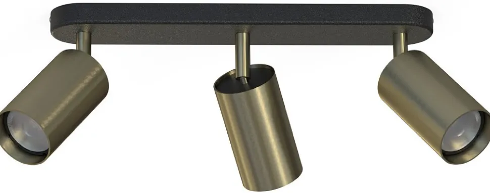 Lampa Sufitowa Spot EYE Złoty 3xGU10