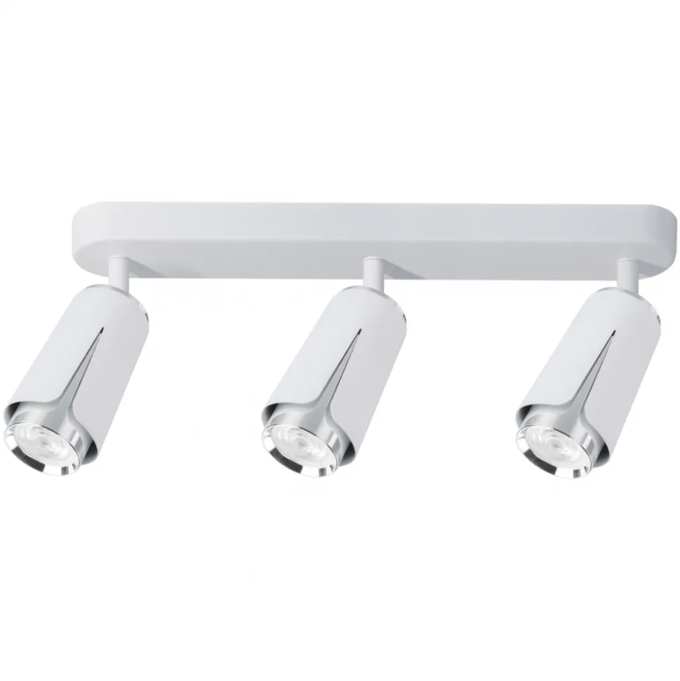 Lampa Sufitowa Spot FLOWER Biały Srebrny 3xGU10