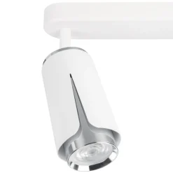 Lampa Sufitowa Spot FLOWER Biały Srebrny 2xGU10