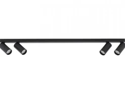Lampa sufitowa Spot FOURTY czarna 4xGU10