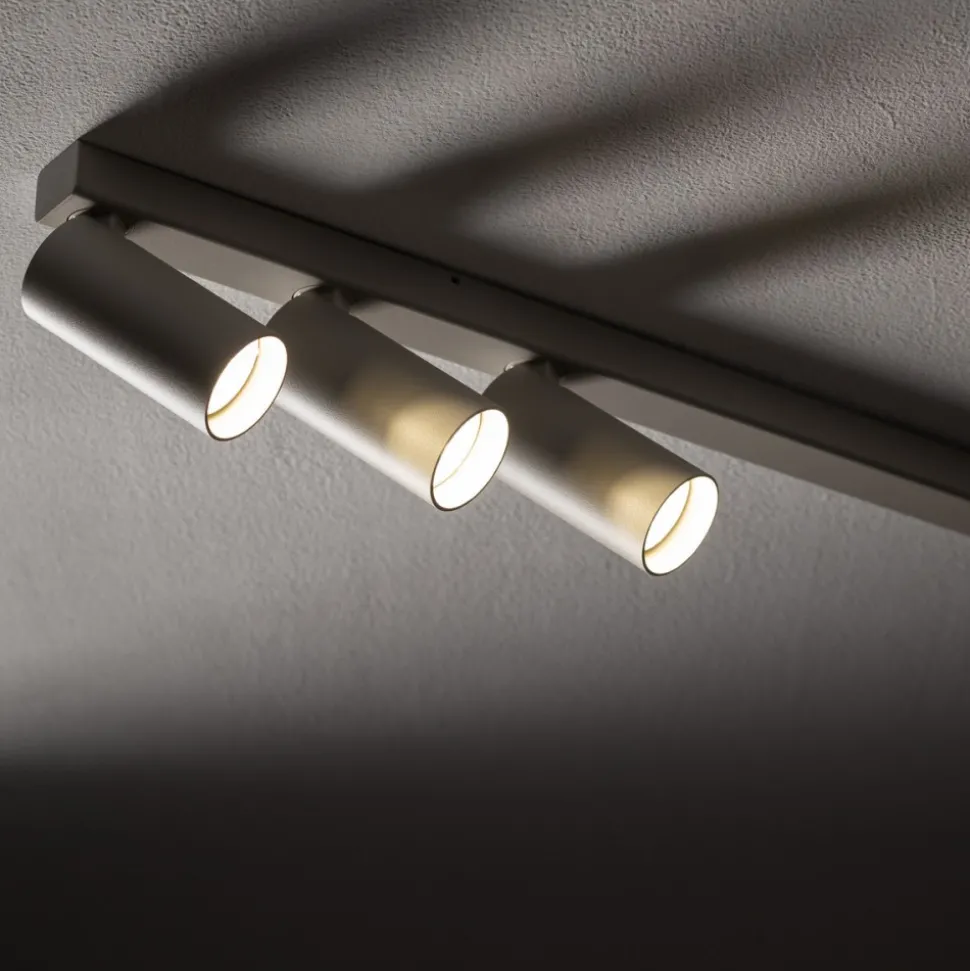 Lampa sufitowa Spot FOURTY szara 7xGU10