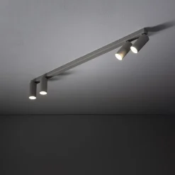 Lampa sufitowa Spot FOURTY szara 4xGU10