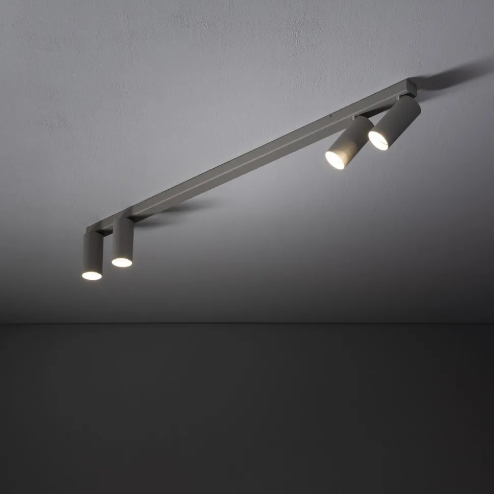 Lampa sufitowa Spot FOURTY szara 4xGU10