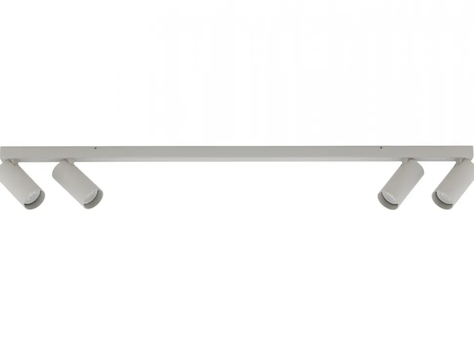 Lampa sufitowa Spot FOURTY szara 4xGU10