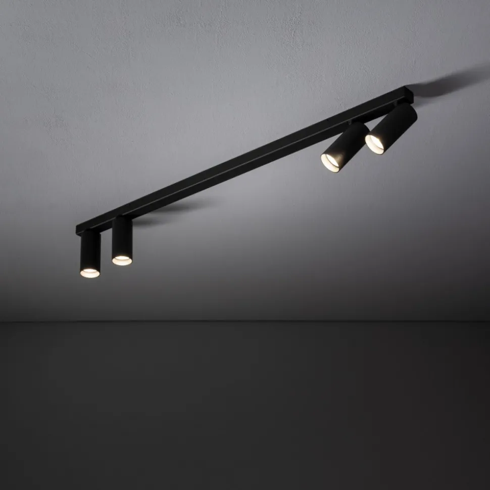 Lampa sufitowa Spot FOURTY grafitowa 4xGU10
