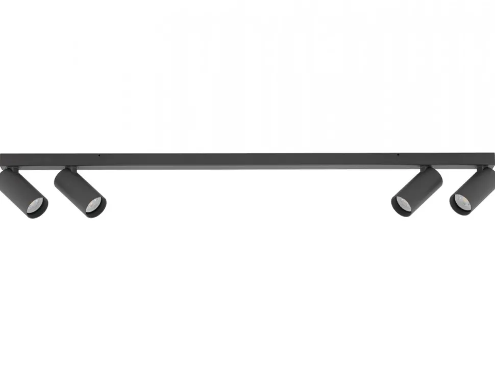 Lampa sufitowa Spot FOURTY grafitowa 4xGU10