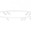 Lampa sufitowa Spot FOURTY ROUND biała 9xGU10