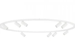 Lampa sufitowa Spot FOURTY ROUND biała 9xGU10