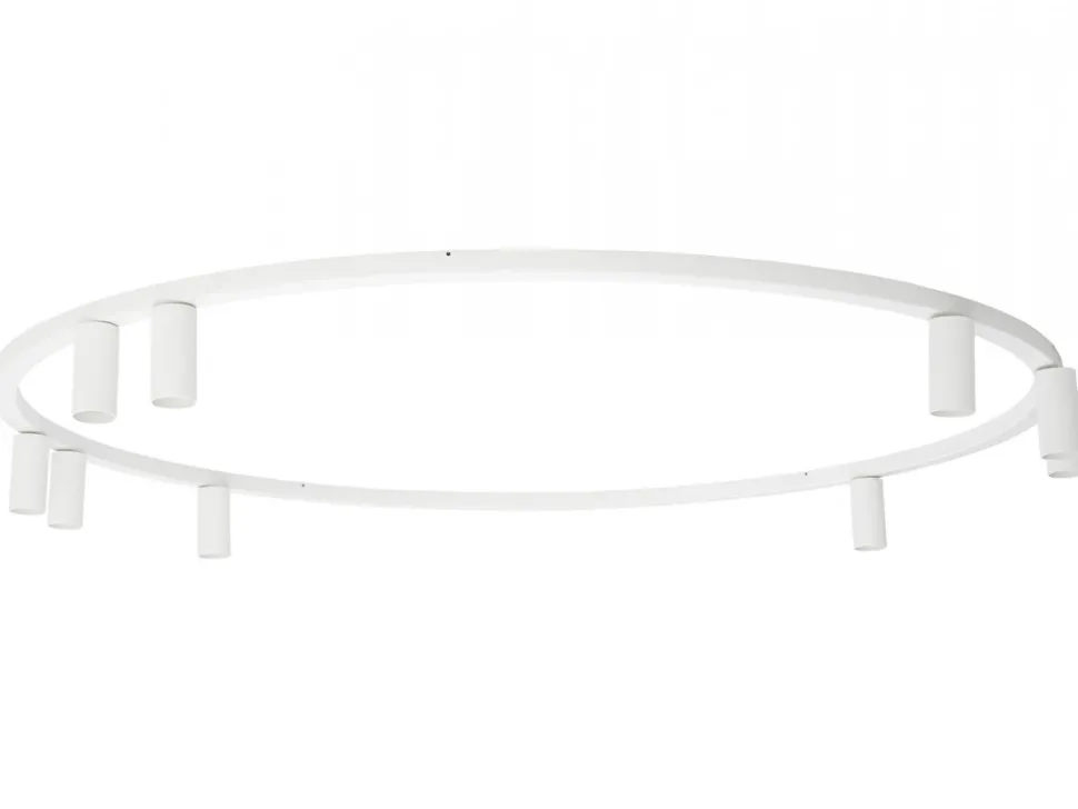 Lampa sufitowa Spot FOURTY ROUND biała 9xGU10