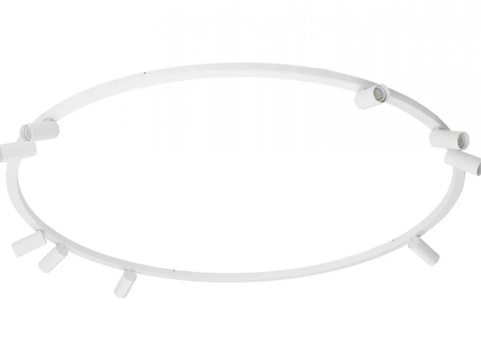 Lampa sufitowa Spot FOURTY ROUND biała 9xGU10
