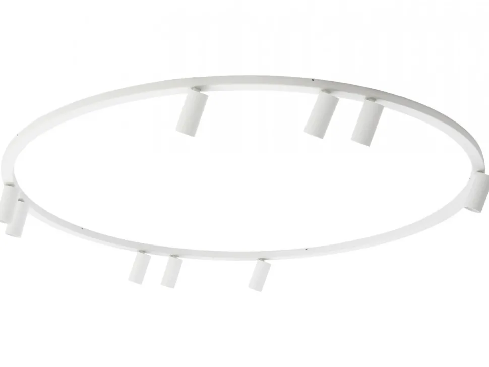 Lampa sufitowa Spot FOURTY ROUND biała 9xGU10