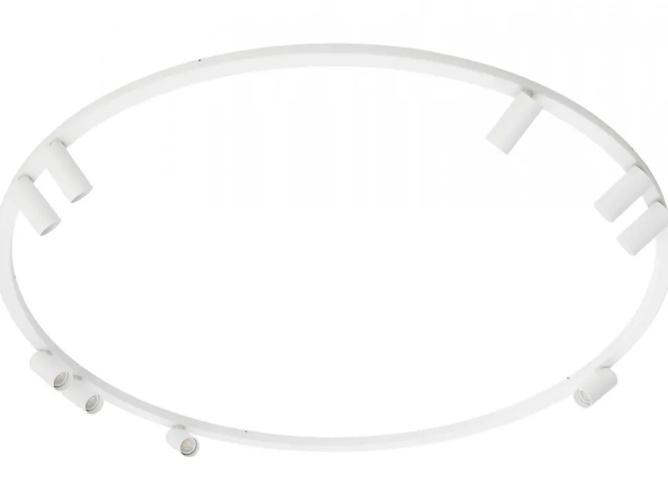 Lampa sufitowa Spot FOURTY ROUND biała 9xGU10