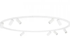 Lampa sufitowa Spot FOURTY ROUND biała 9xGU10