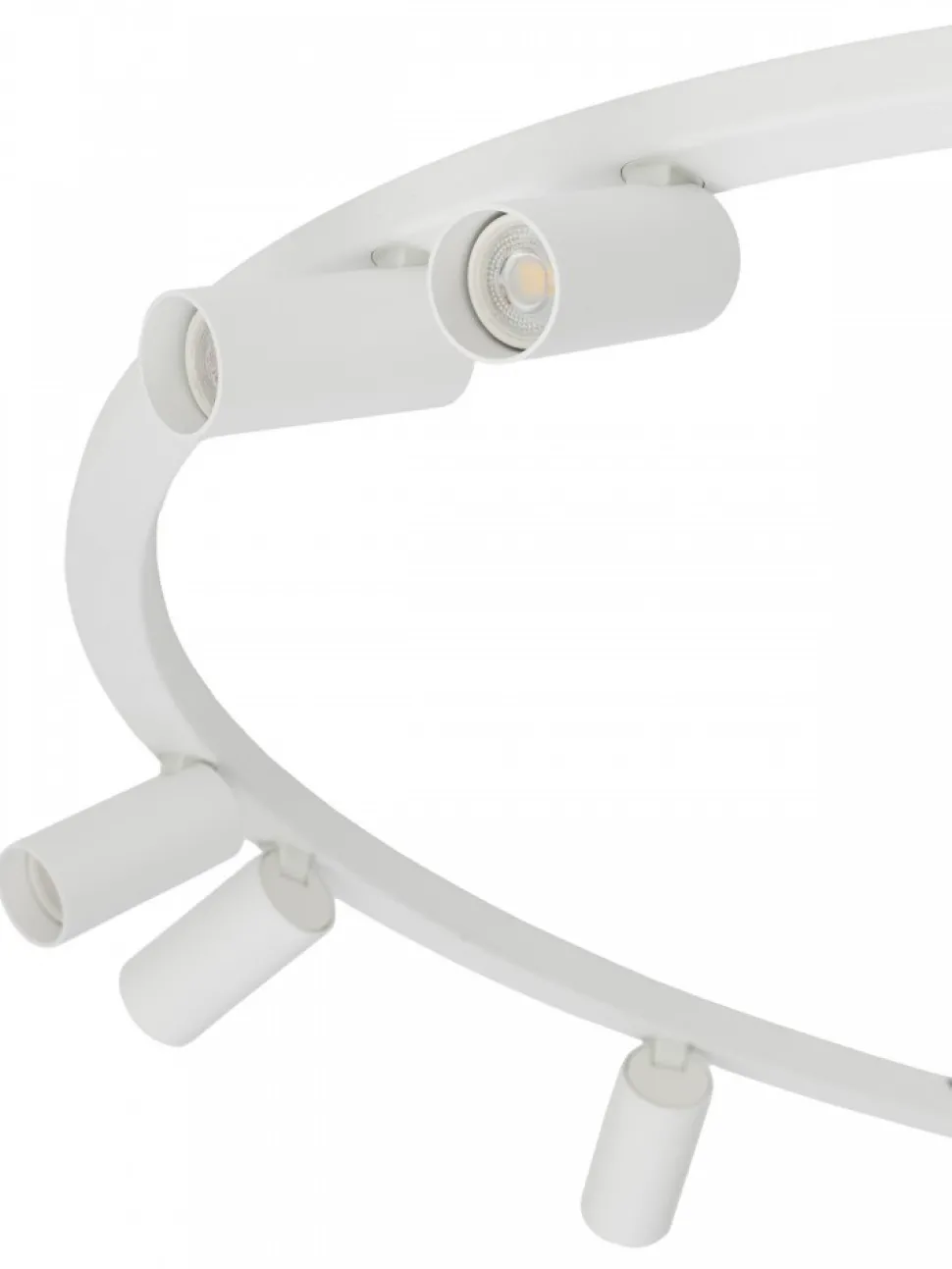 Lampa sufitowa Spot FOURTY ROUND biała 9xGU10