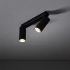 Lampa sufitowa Spot FOURTY czarna 2xGU10