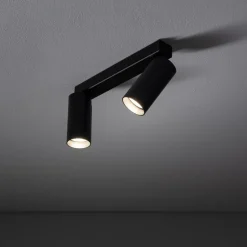 Lampa sufitowa Spot FOURTY czarna 2xGU10