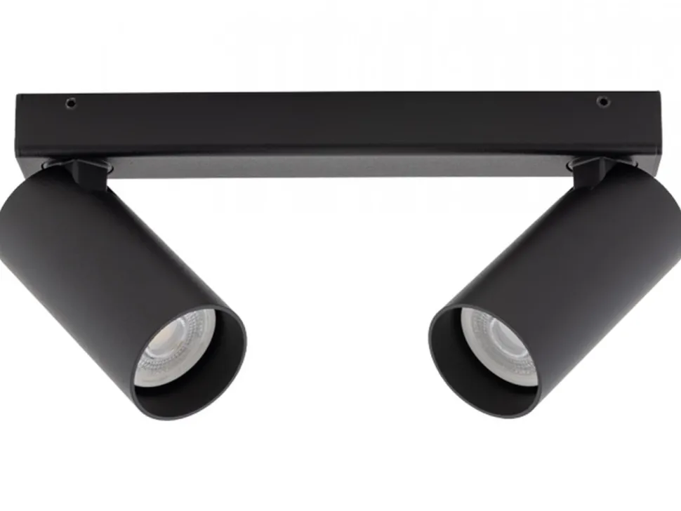 Lampa sufitowa Spot FOURTY czarna 2xGU10