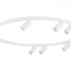 Lampa sufitowa Spot FOURTY ROUND biała 7xGU10