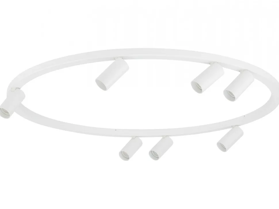 Lampa sufitowa Spot FOURTY ROUND biała 7xGU10