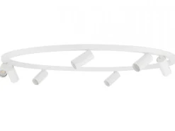 Lampa sufitowa Spot FOURTY ROUND biała 7xGU10
