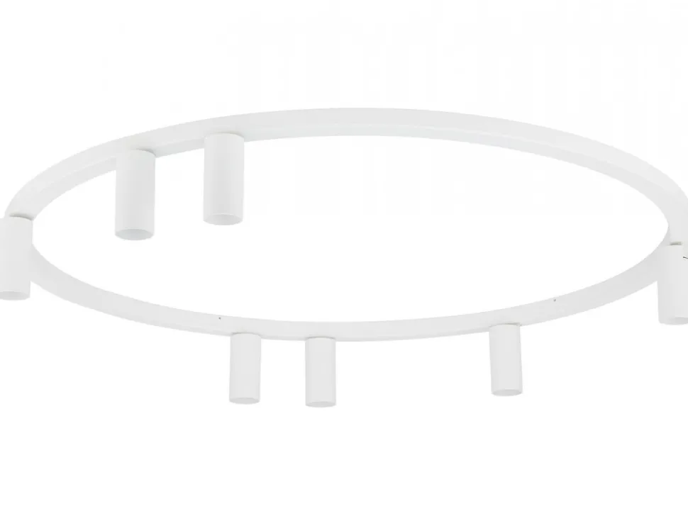 Lampa sufitowa Spot FOURTY ROUND biała 7xGU10