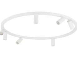 Lampa sufitowa Spot FOURTY ROUND biała 7xGU10