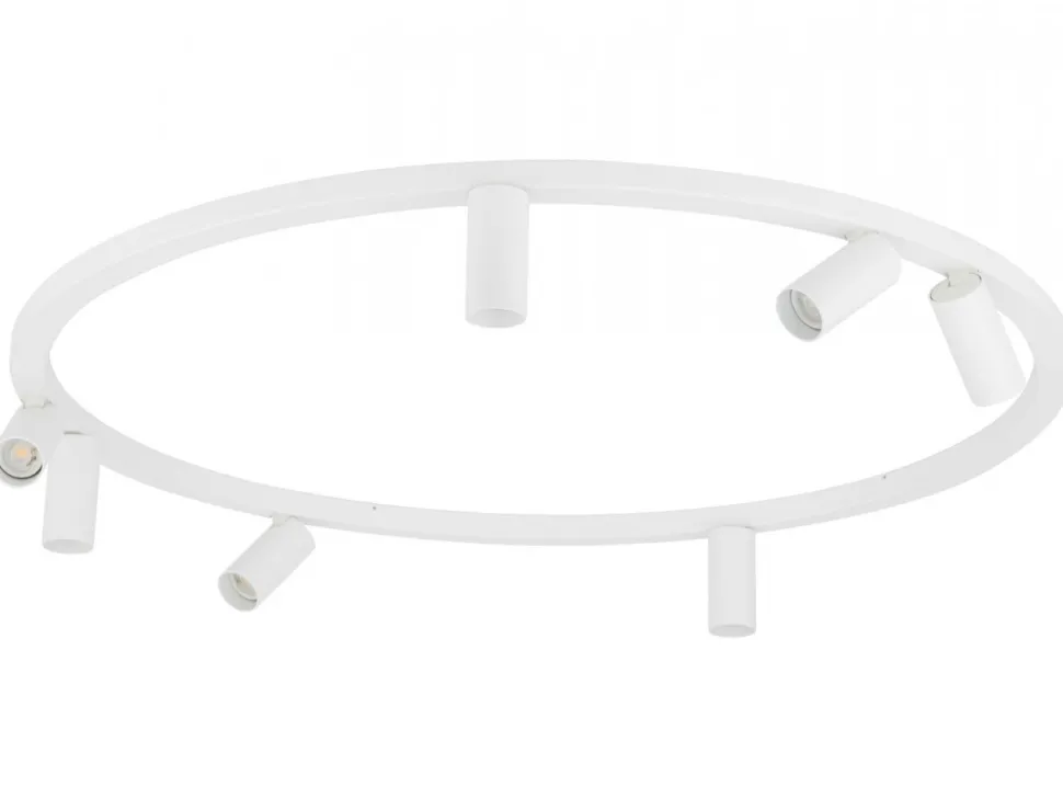 Lampa sufitowa Spot FOURTY ROUND biała 7xGU10