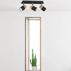 Lampa sufitowa Spot JOKER Czarny Brązowy 3xGU10