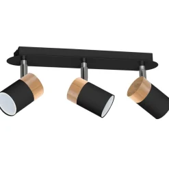 Lampa sufitowa Spot JOKER Czarny Brązowy 3xGU10